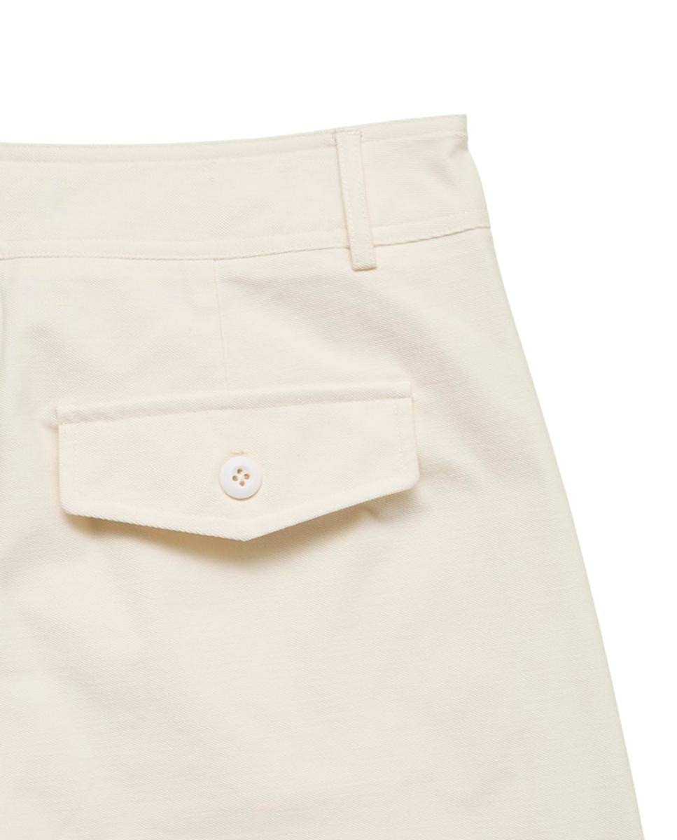 Calças Barrel com Bolsos Traseiros Branco-8
