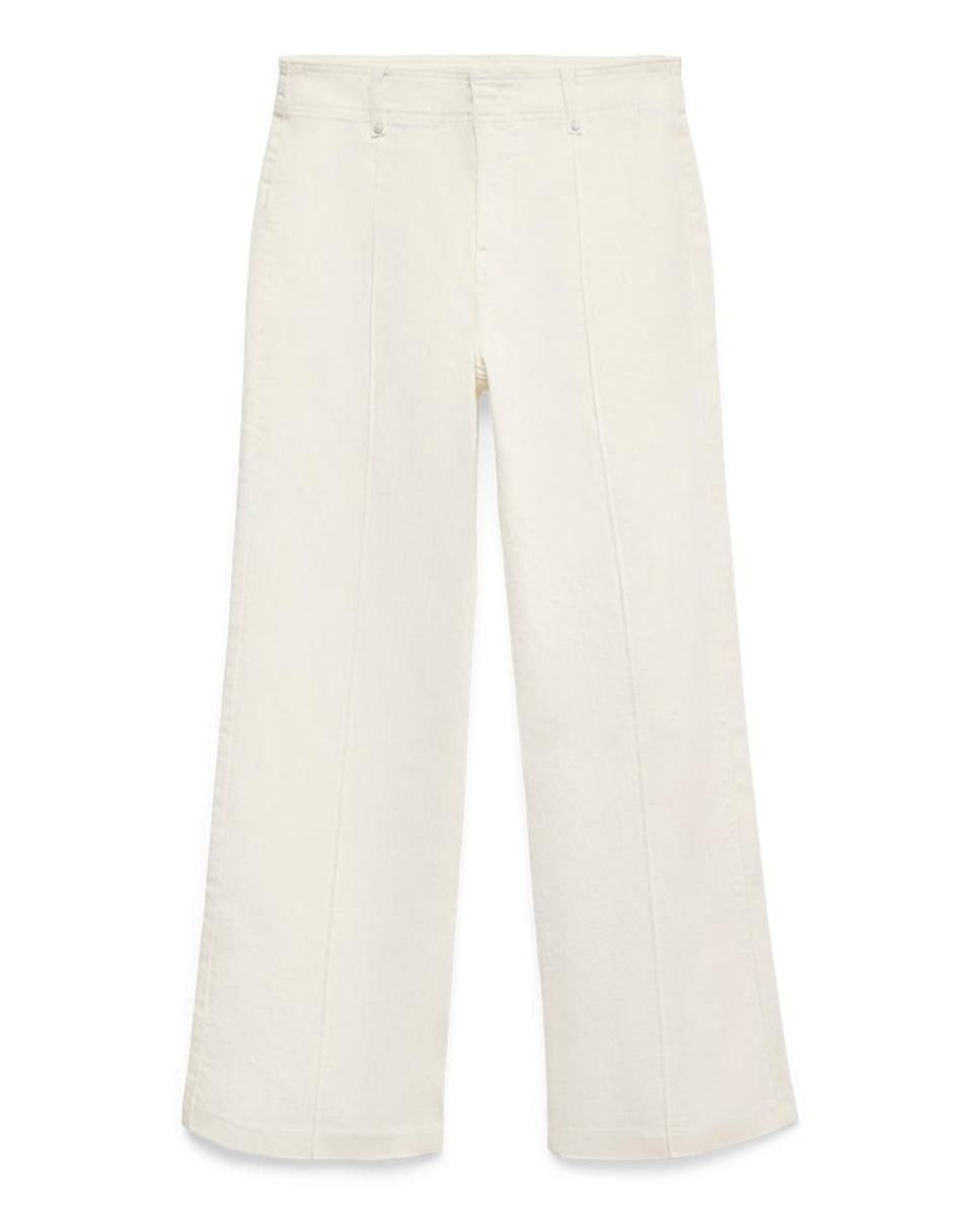 Imagen 5 de Jeans recto con cierre oculto - Vero Moda - Blanco Blanco