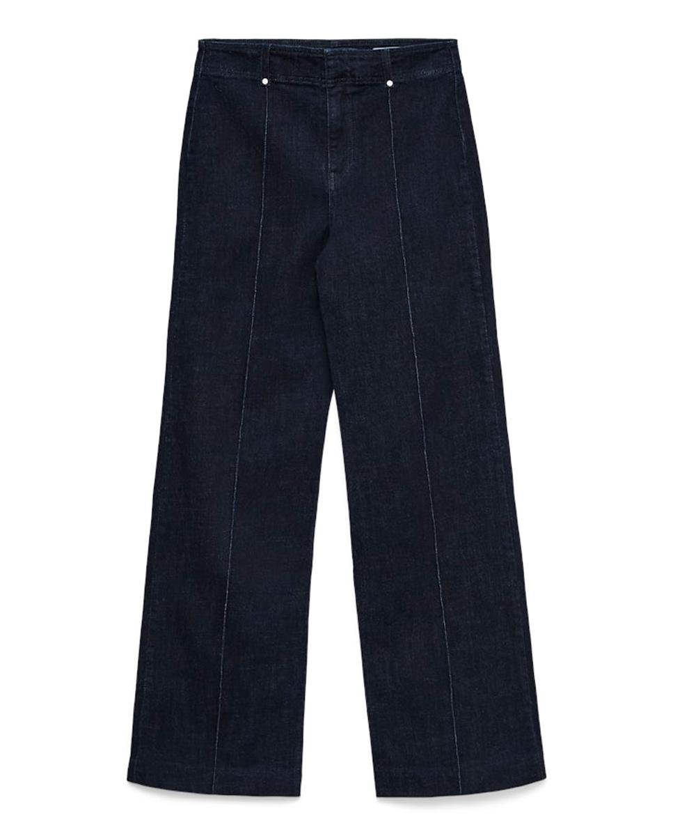 Imagen 5 de Jeans recto con cierre oculto - Vero Moda - Azul marino Azul marino