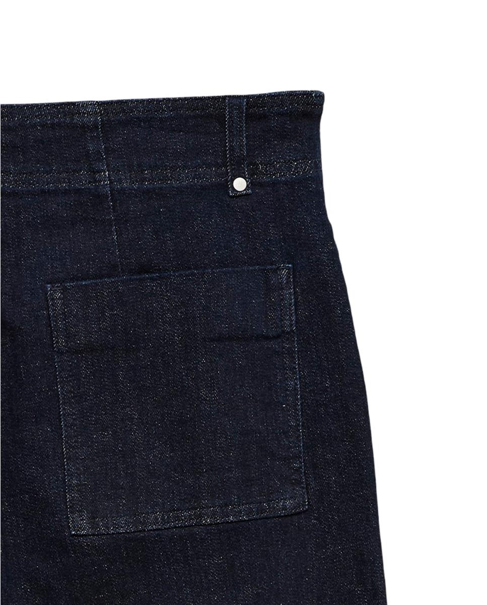 Imagen 6 de Jeans recto con cierre oculto - Vero Moda - Azul marino Azul marino
