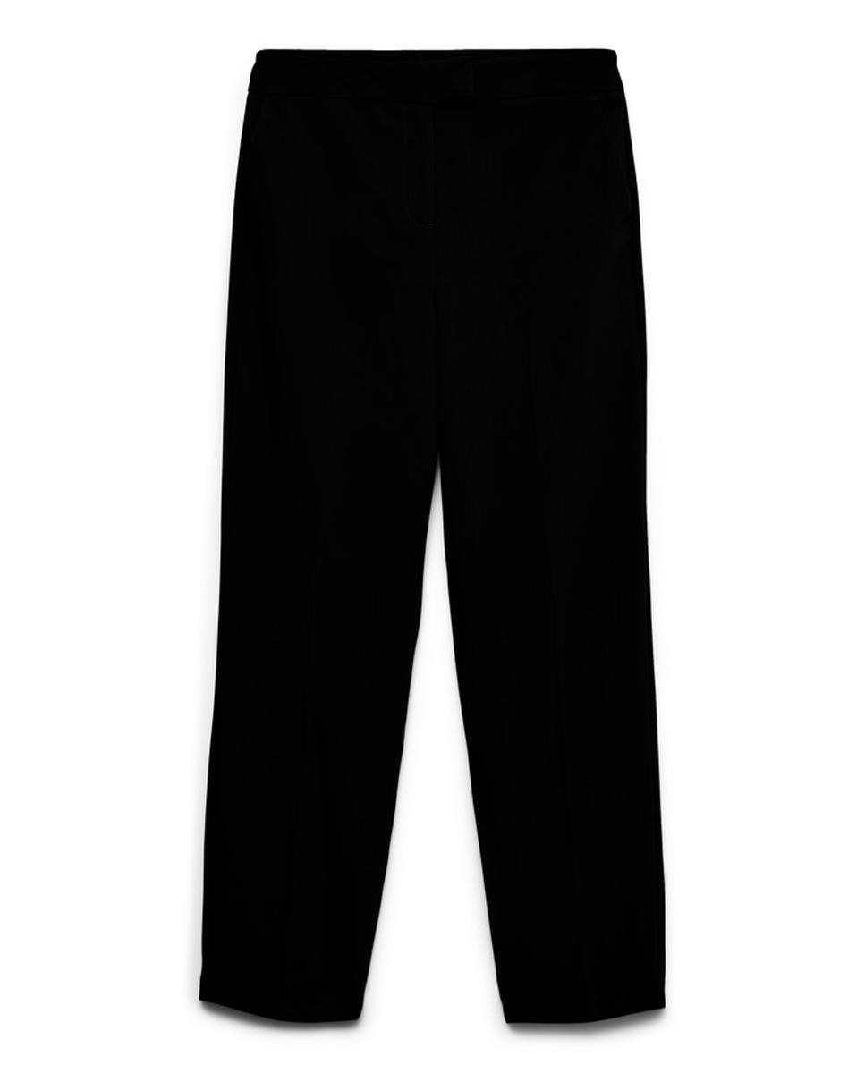 Pantalón de vestir recto de mujer - Vero Moda - Negro Negro-1