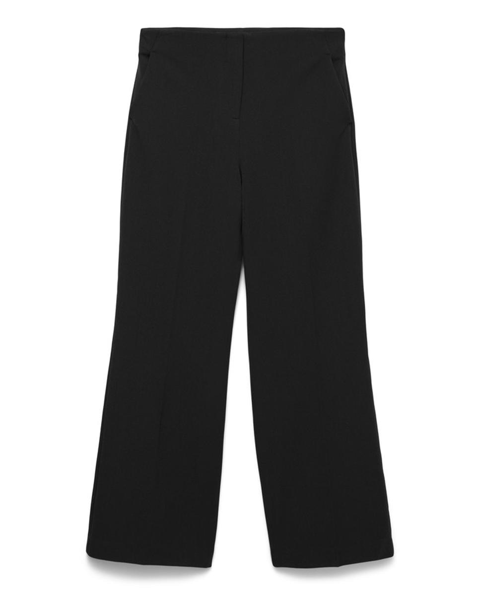 Pantalón de vestir con cierre oculto - Vero Moda - Negro Negro-1