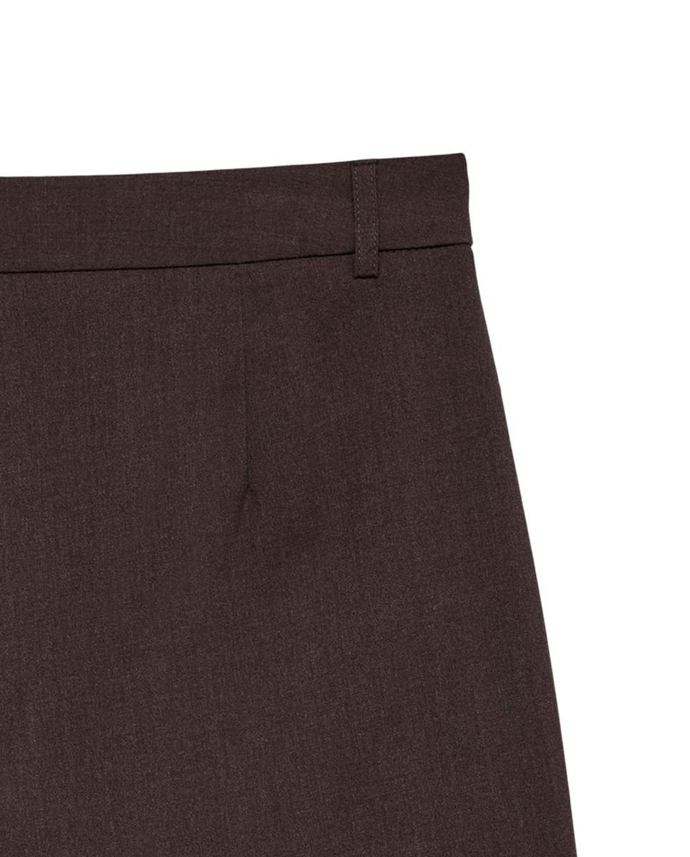 Pantalón de vestir de mujer con pinzas - Vero Moda - Marrón Marrón-8