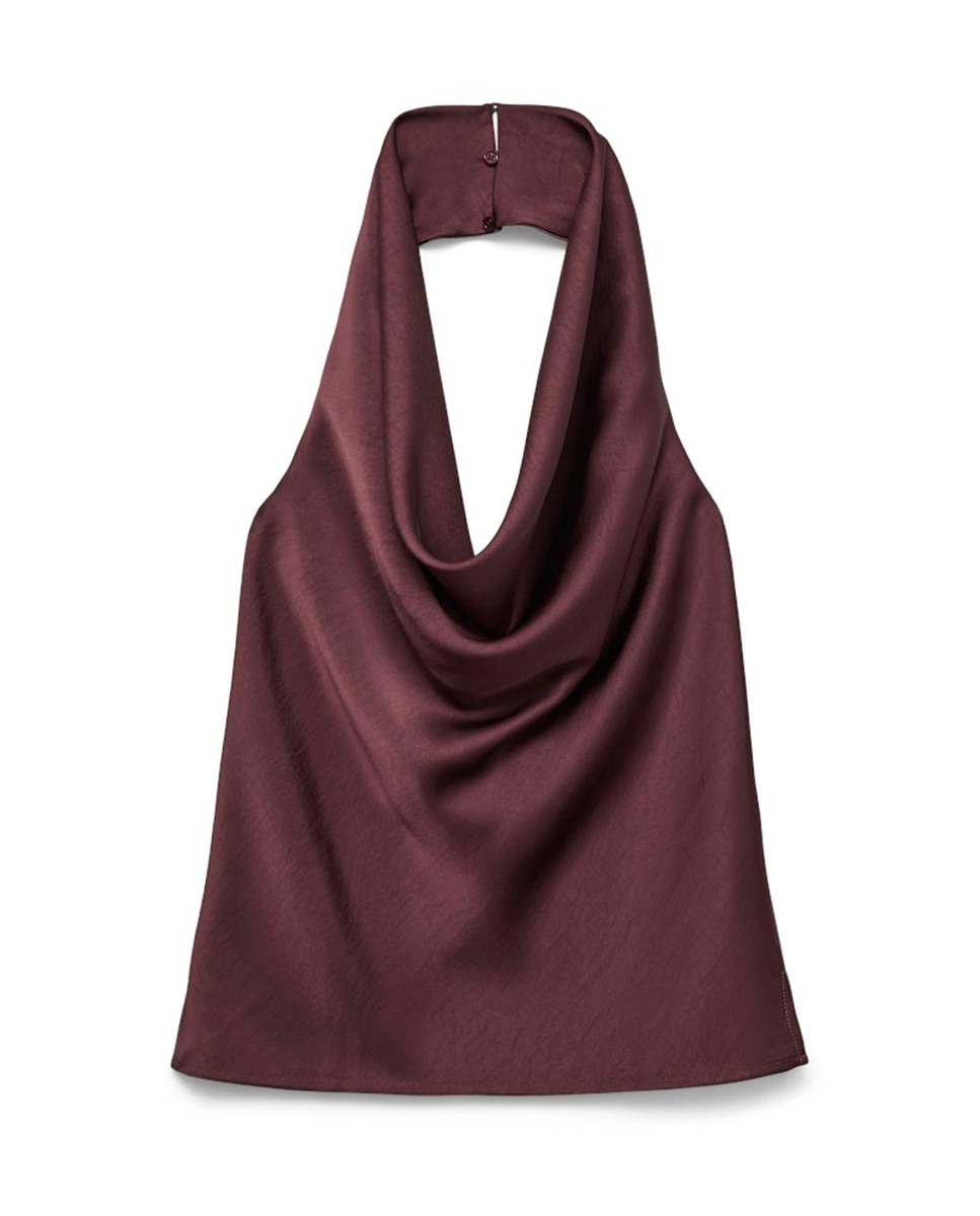 Vero Moda - Top mujer satinado sin mangas.