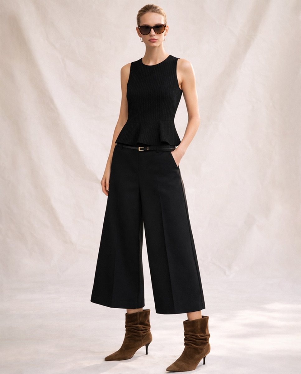 Vero Moda - Top rayas glitter de mujer.