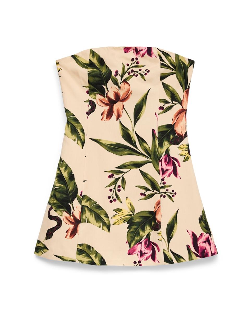 Top palabra de honor entallado - Vero Moda - Multicolor Multicolor-6