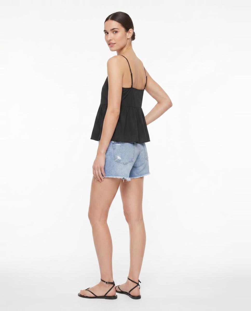 Top de tirantes de mujer con corte holgado - Vero Moda - Azul índigo Negro-3