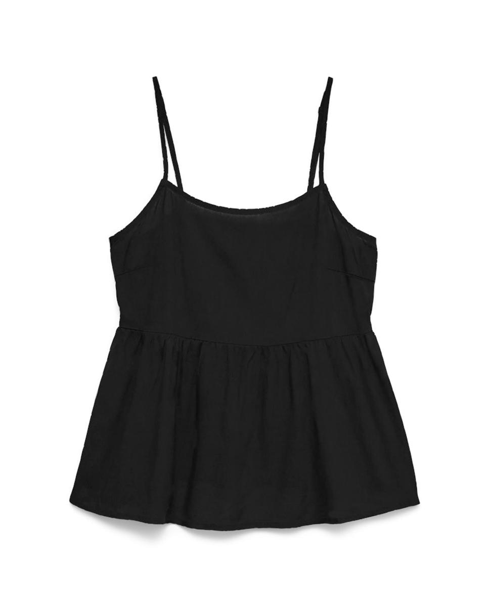 Top de tirantes de mujer con corte holgado - Vero Moda - Azul índigo Negro-6