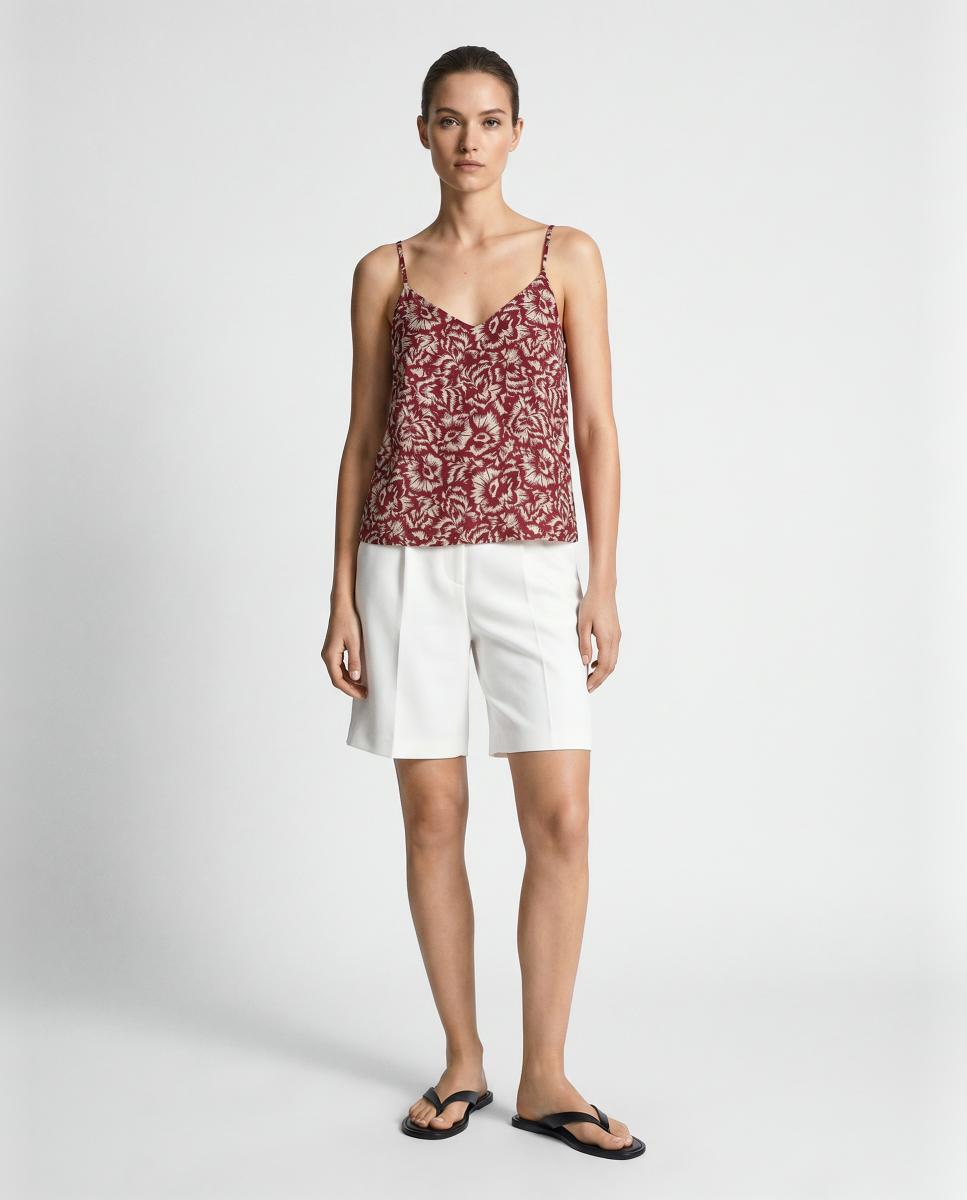 Imagen 3 de Top de tirantes de mujer con corte holgado - Vero Moda - Azul índigo Burdeos