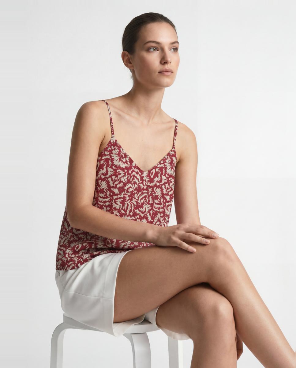 Imagen 5 de Top de tirantes de mujer con corte holgado - Vero Moda - Azul índigo Burdeos