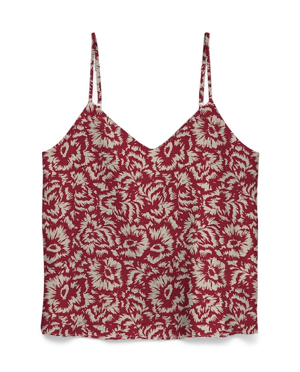 Imagen 6 de Top de tirantes de mujer con corte holgado - Vero Moda - Azul índigo Burdeos