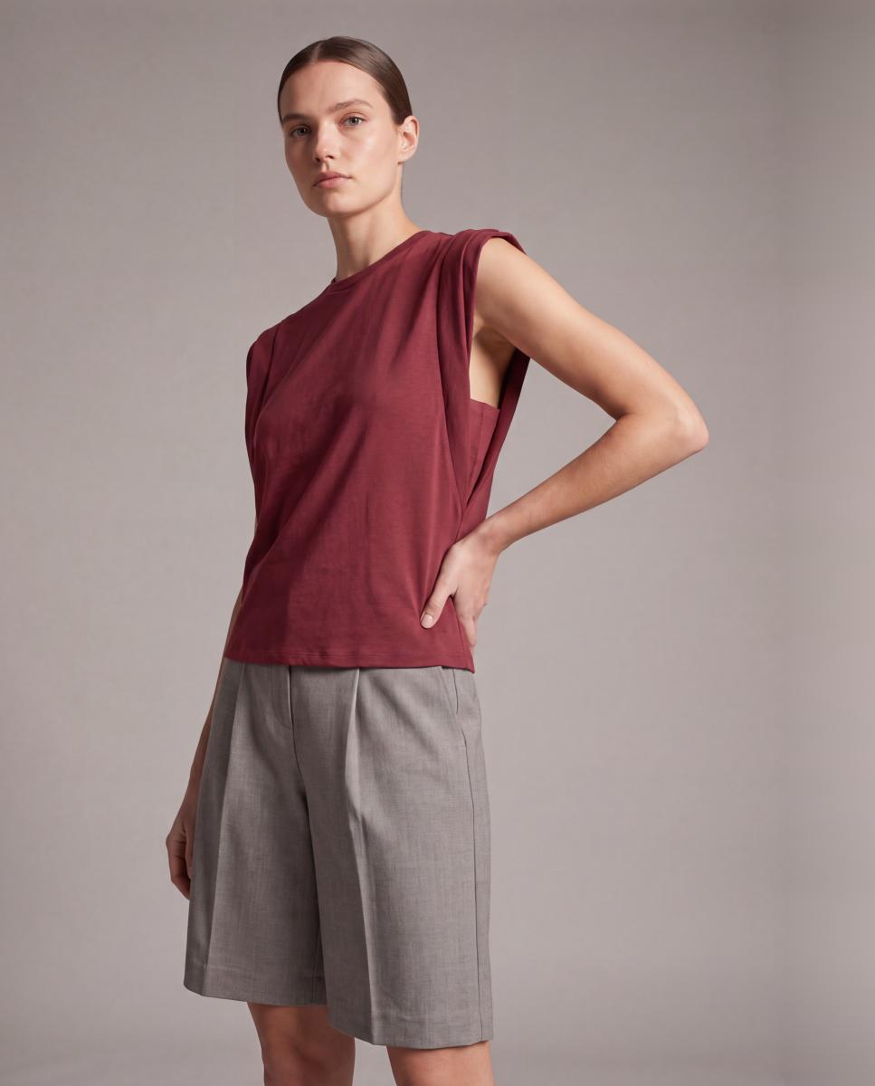 Top recto manga sisa - Vero Moda - Teja Teja-4
