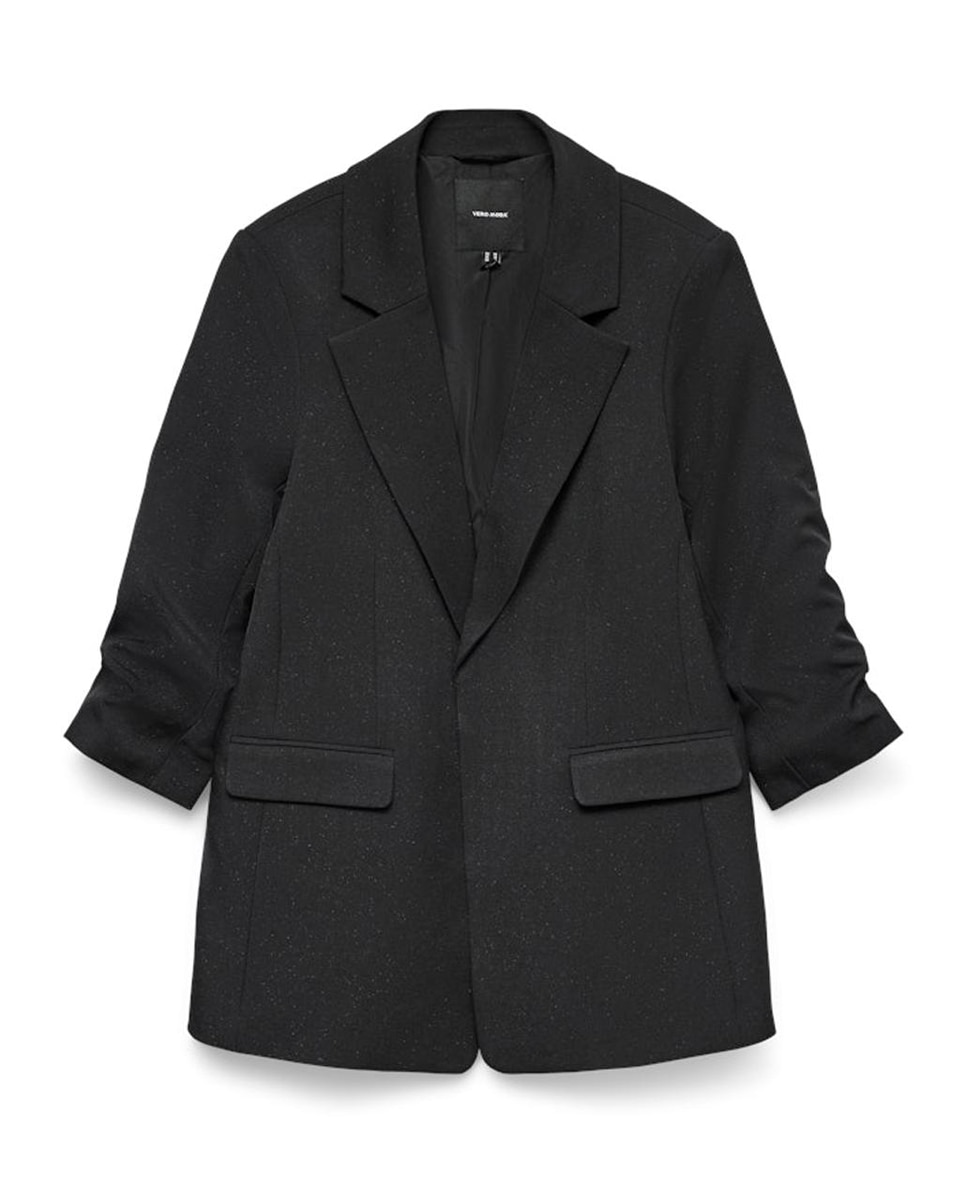 Imagem 0 de Blazer com Brilhos de Corte Regular