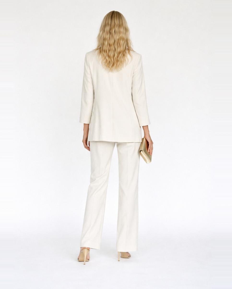 Blazer de vestir de mujer con doble botón - Vero Moda - Blanco hielo Blanco hielo-2