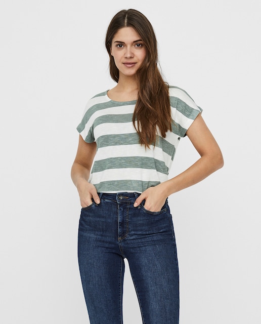 Imagen 0 de Camiseta de mujer manga corta cuello redondo