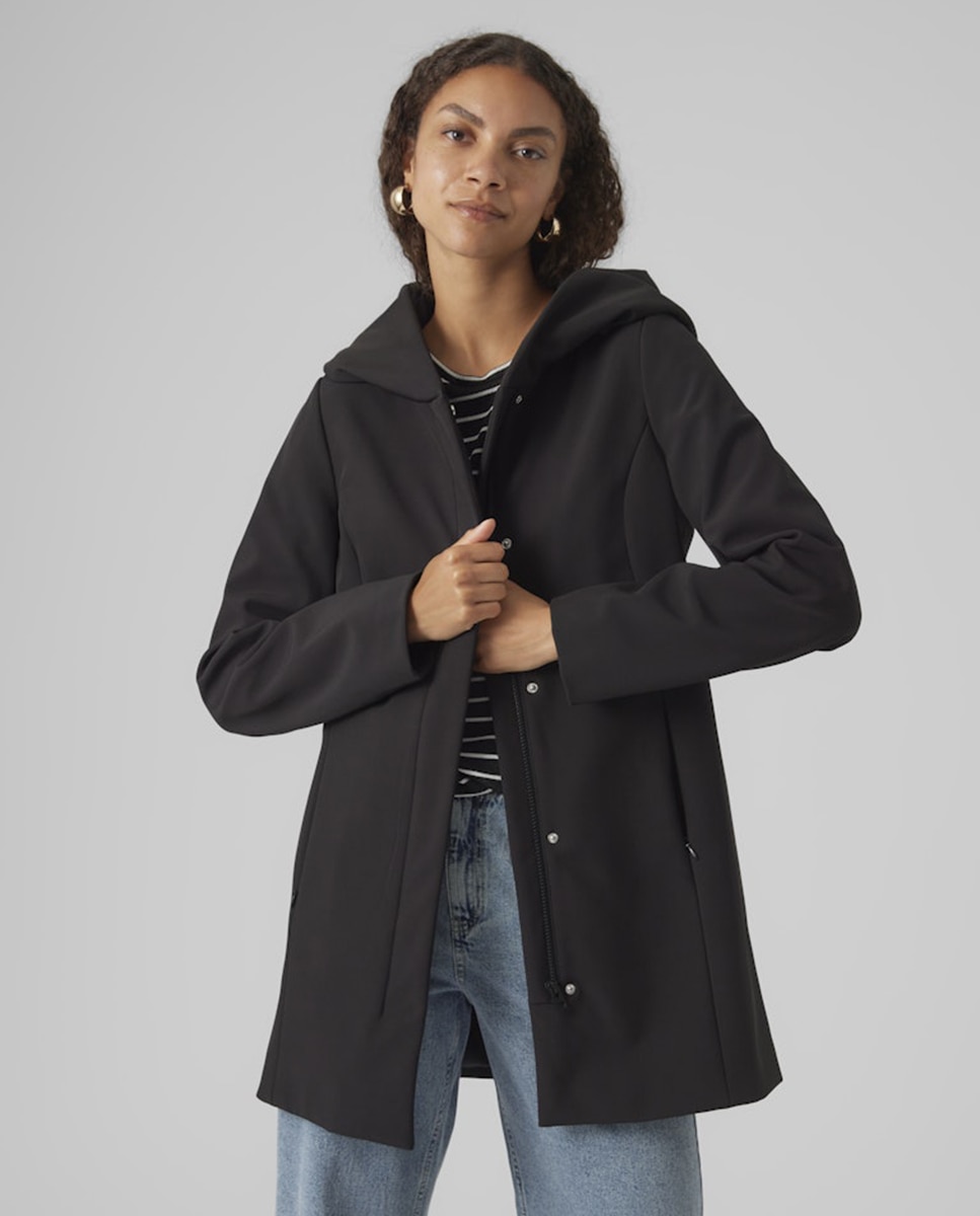 Imagem 0 de Sobretudo Midi com Capuz