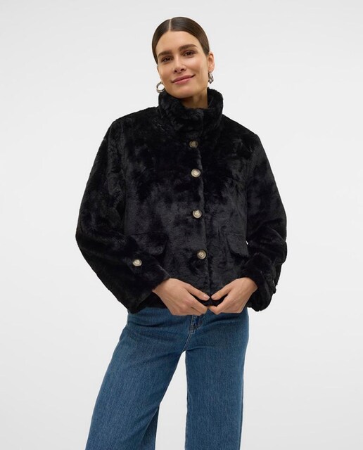 Giacca Elegante Giacca VERO MODA Vmautumn Cozy-Ga Boo Donna - Cappotto Con Colletto A Risvolto Vero Moda Donna