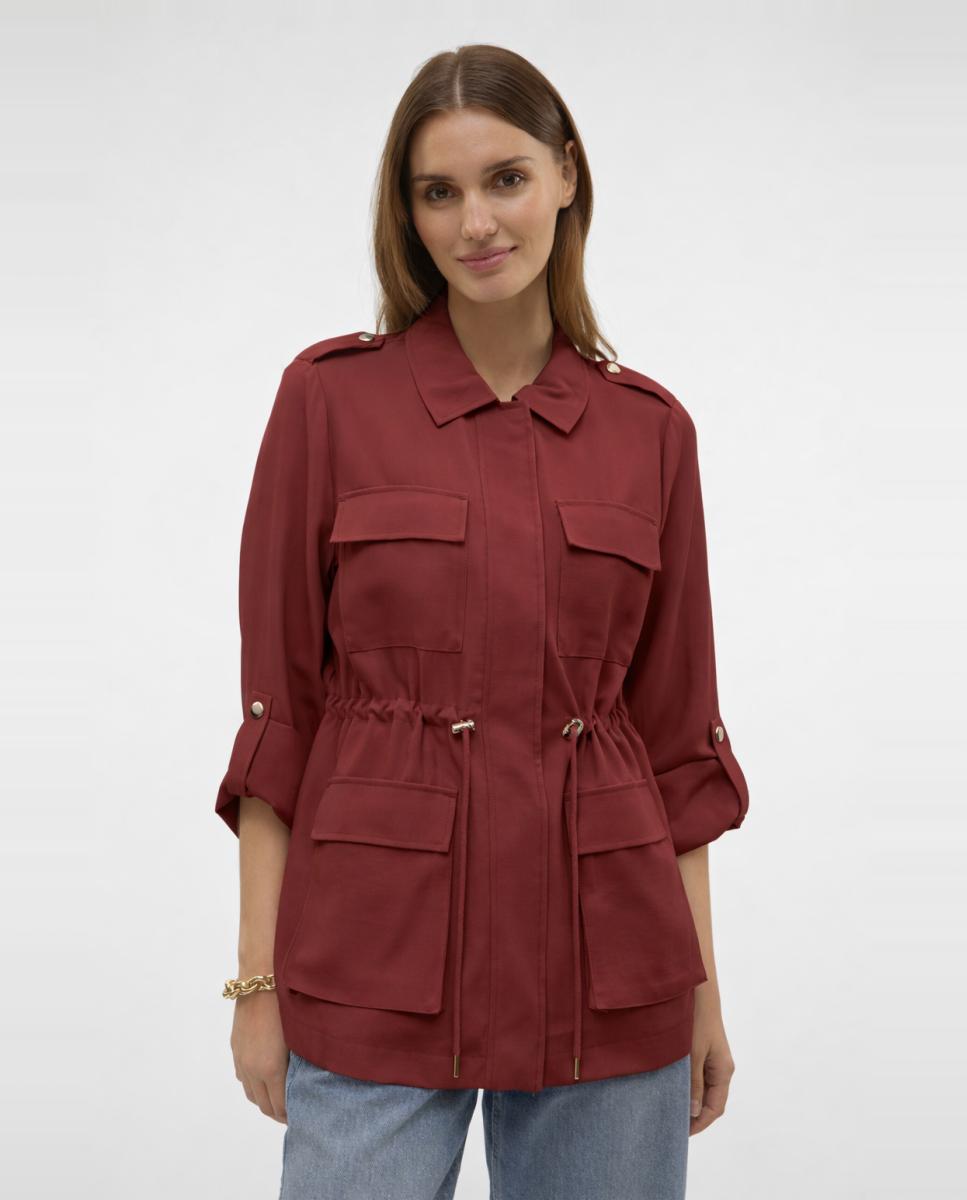 Imagem 0 de Parka com Mangas Ajustáveis e Colarinho de Camisa