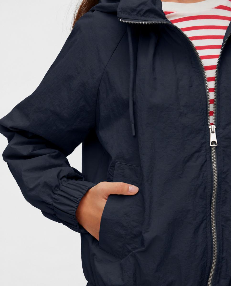 Chaqueta ligera con capucha - Vero Moda - Azul marino Azul marino-3