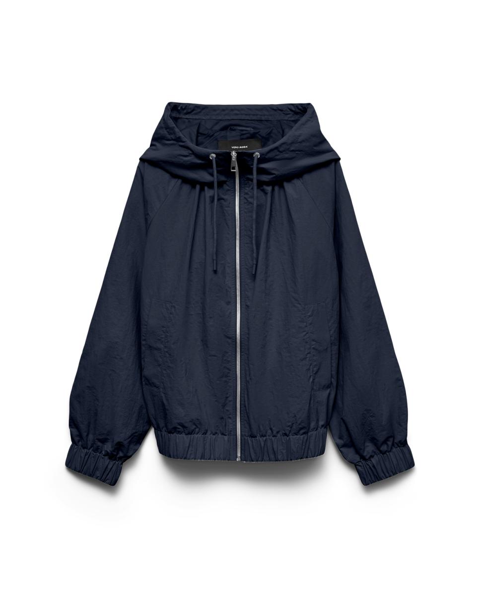 Chaqueta ligera con capucha - Vero Moda - Azul marino Azul marino-4