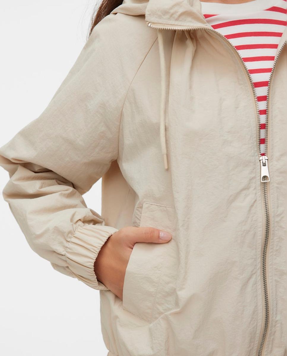 Chaqueta ligera con capucha - Vero Moda - Blanco hielo Blanco hielo-3
