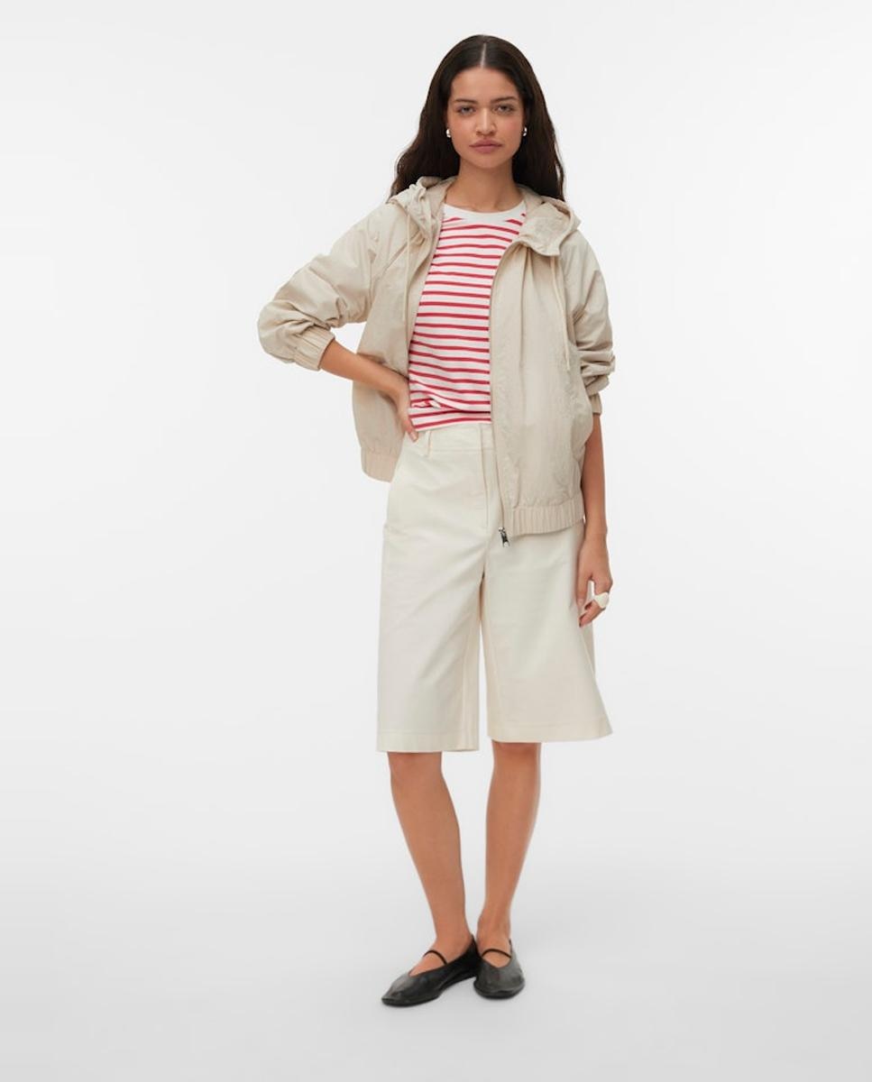 Chaqueta ligera con capucha - Vero Moda - Blanco hielo Blanco hielo-5