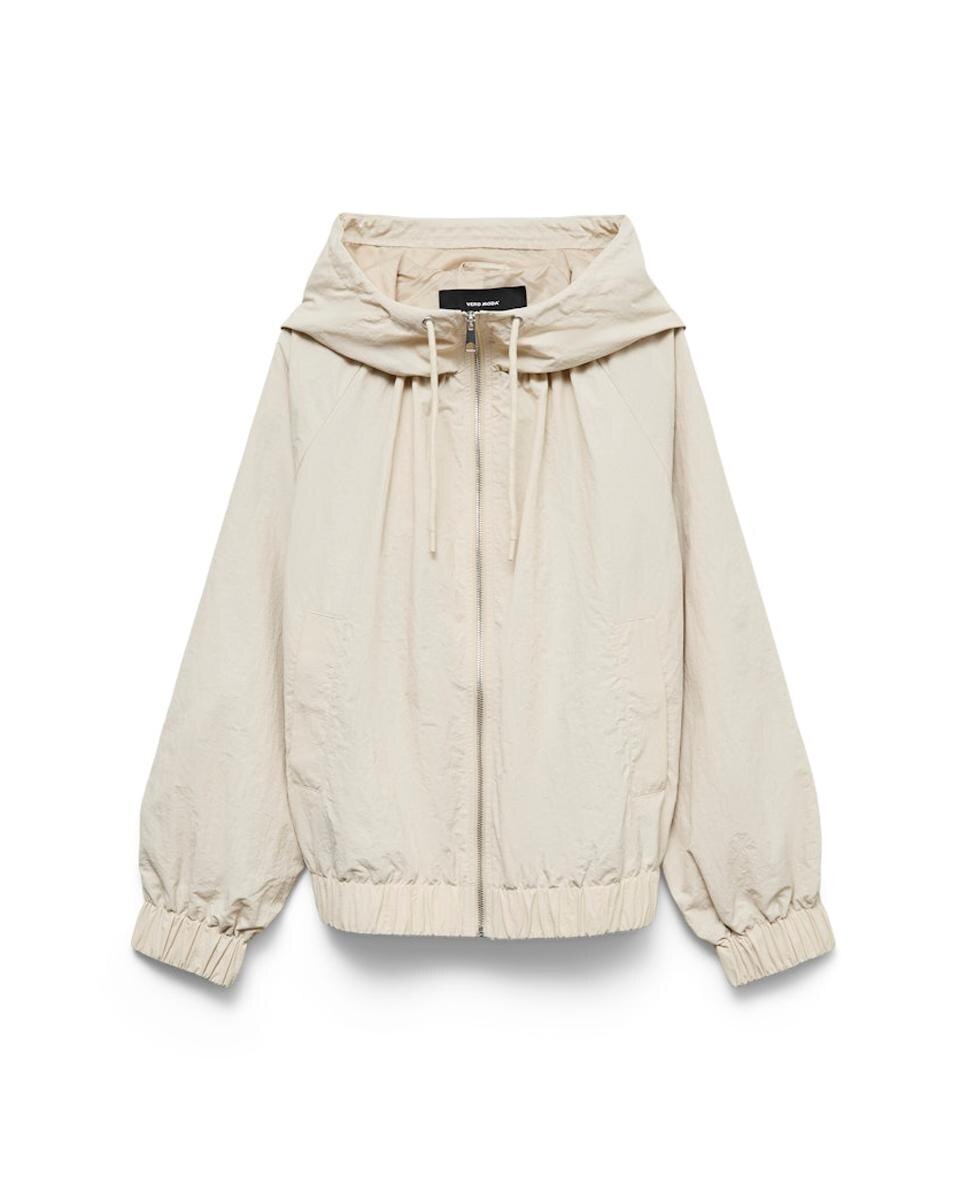 Chaqueta ligera con capucha - Vero Moda - Blanco hielo Blanco hielo-4