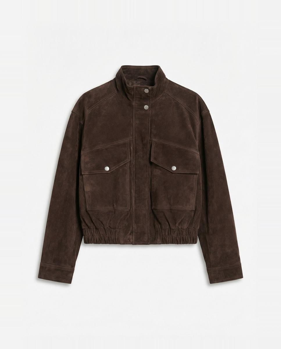 Imagen 6 de Chaqueta de ante estilo bomber - Vero Moda - Marrón oscuro Marrón oscuro