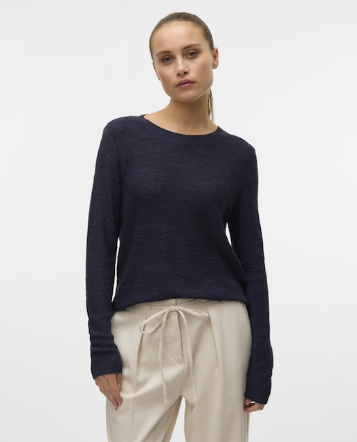 Imagen 0 de Jersey de punto fino de mujer con manga larga