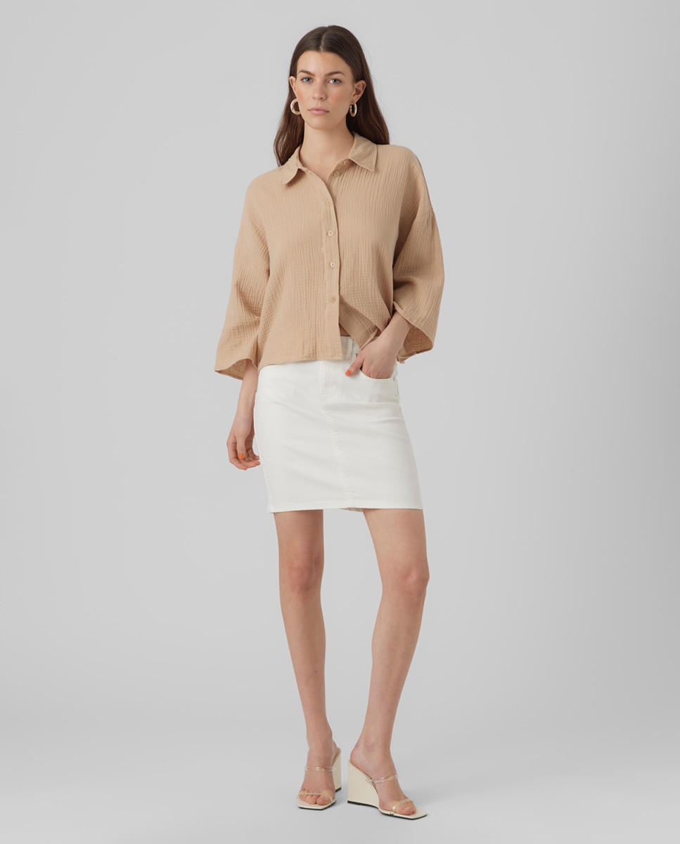 Imagem 0 de Saia justa de ganga