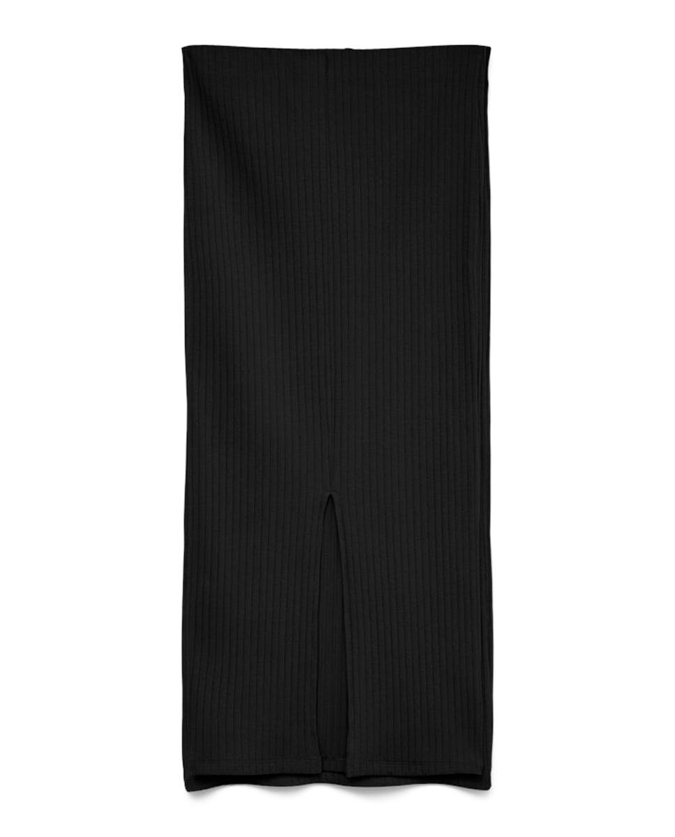 Falda midi de tubo - Vero Moda - Negro Negro-5