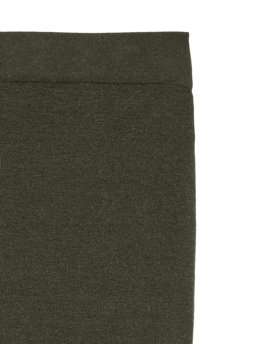 Imagen 2 de Falda midi de punto cruzada - Vero Moda - Verde militar Verde militar
