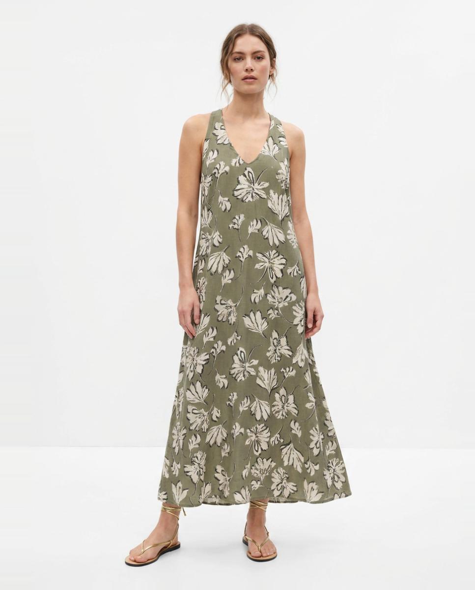 Imagem 0 de Vestido comprido estampado