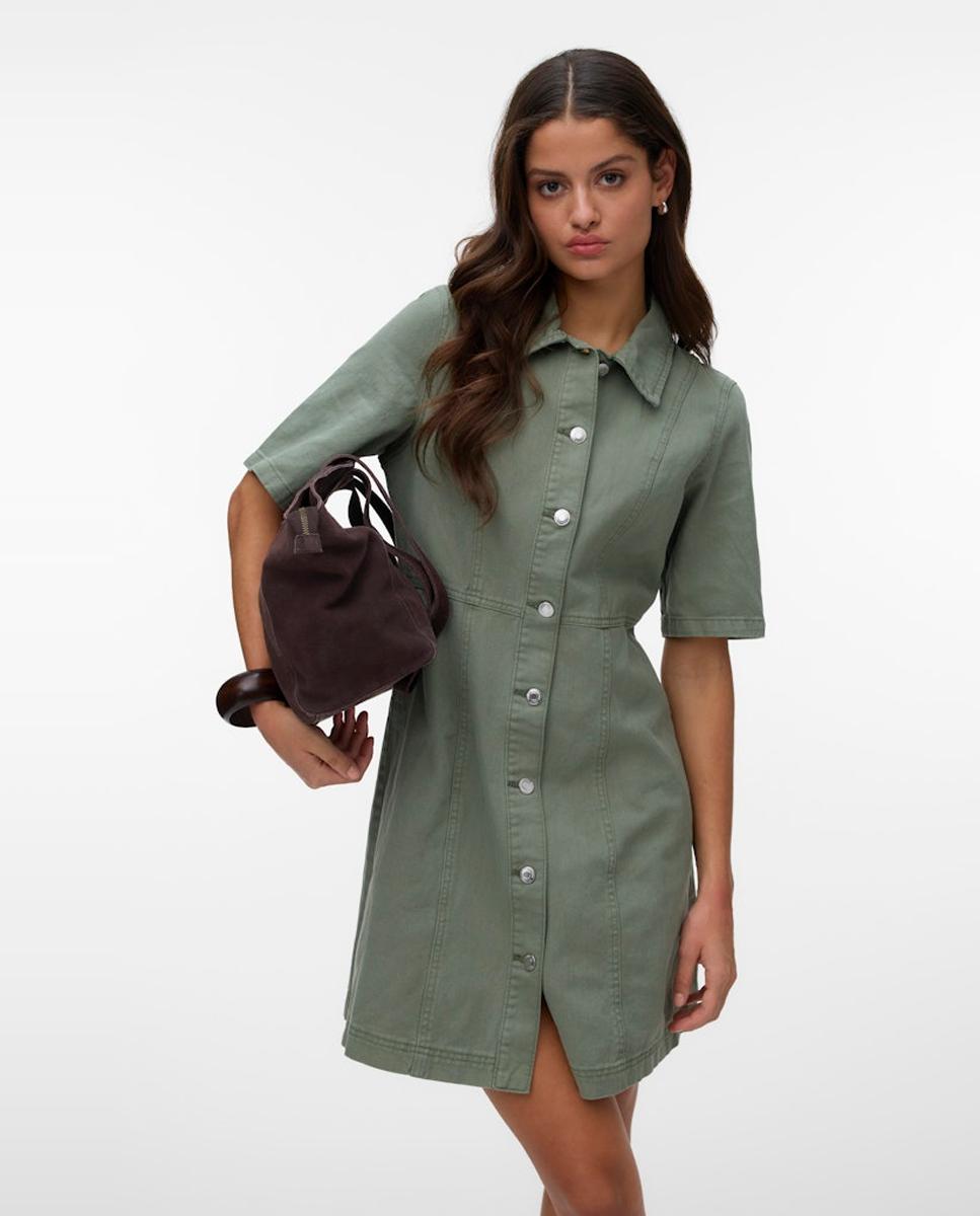 Vero Moda - Vestido corto denim.