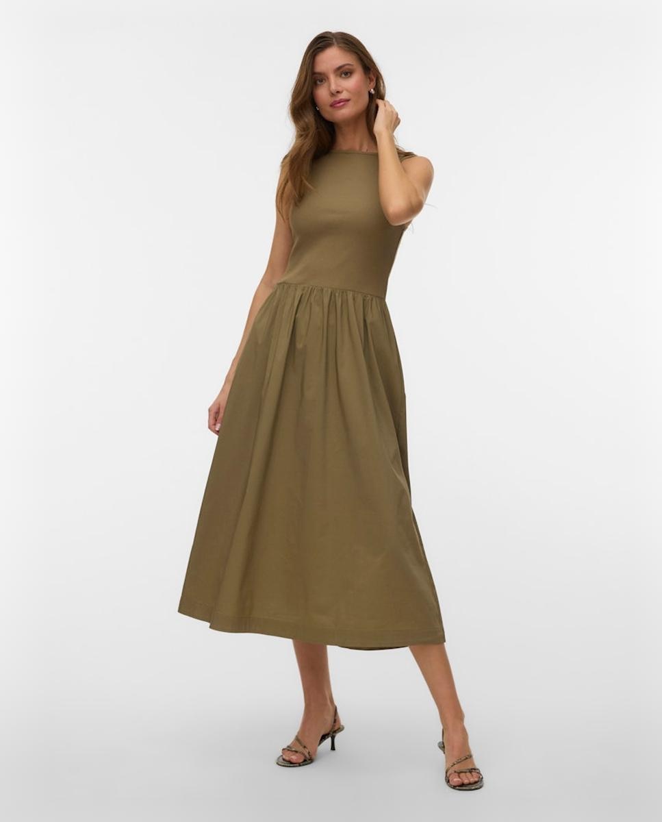 Imagem 0 de Vestido Comprido com Manga à Cava