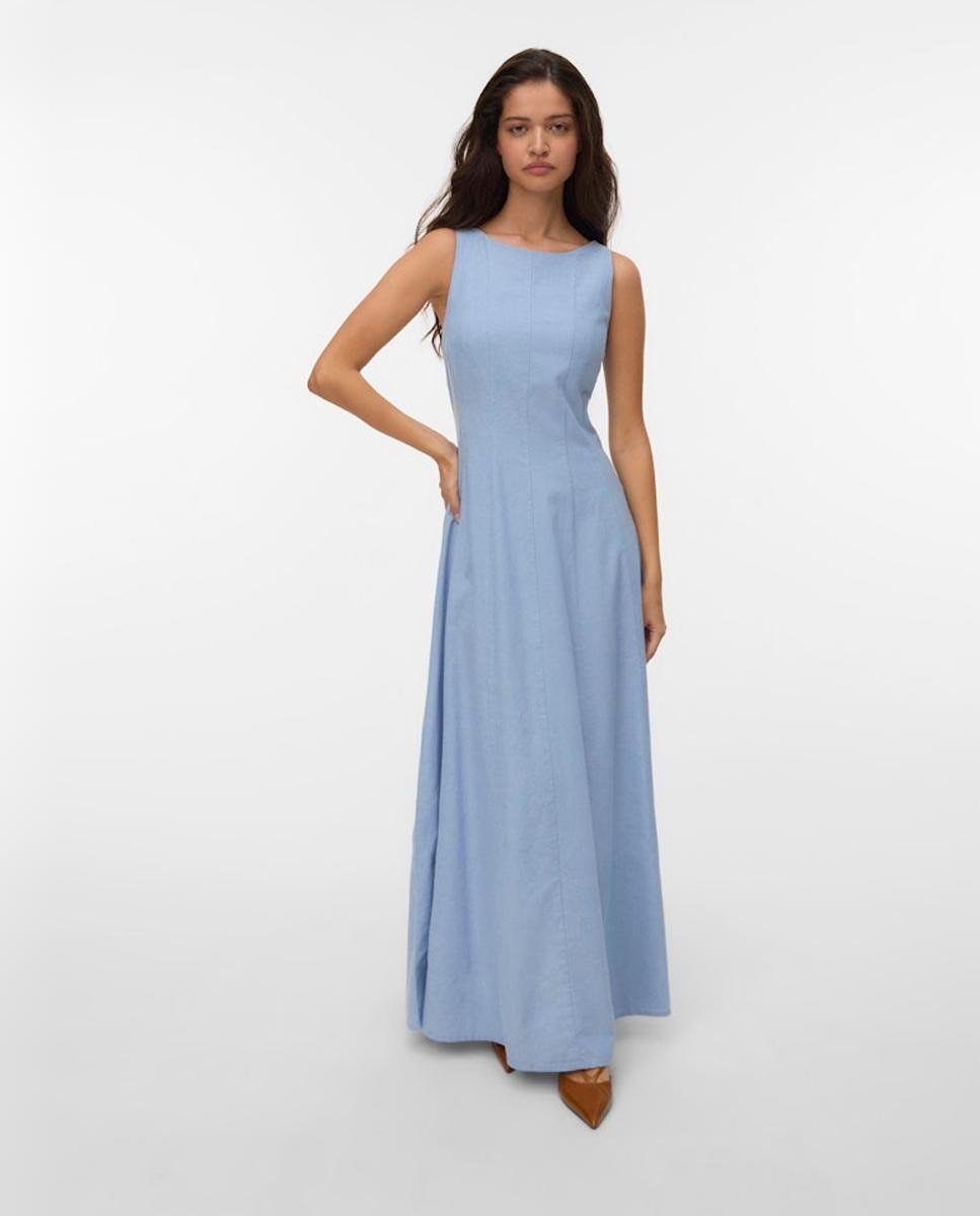 Vero Moda - Vestido largo manga sisa.