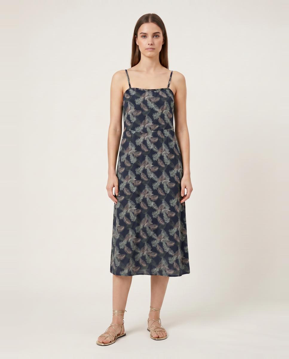 Vero Moda - Vestido estampado tirante fino.