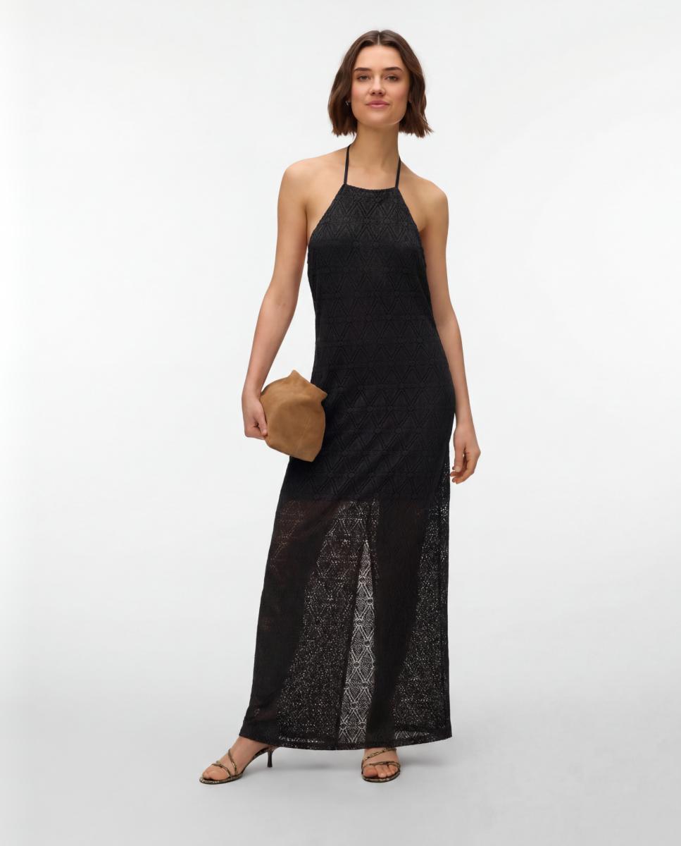 Vero Moda - Vestido largo crochet.