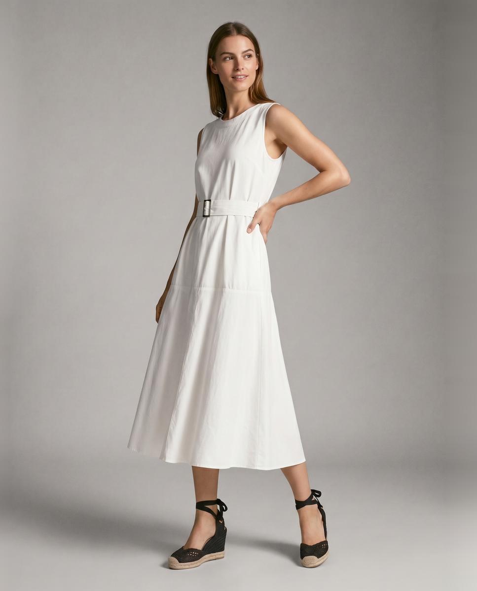 Vero Moda - Vestido largo con cinturón.