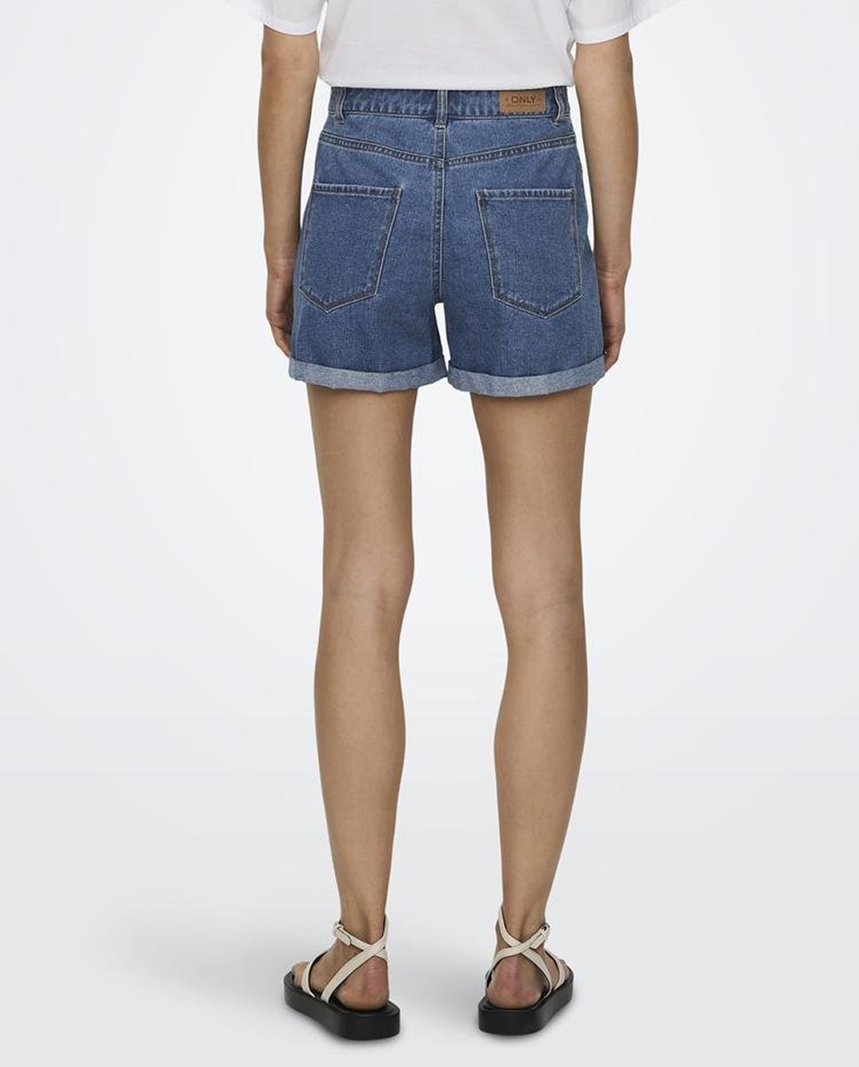 Calções de ganga MOM Azul-3