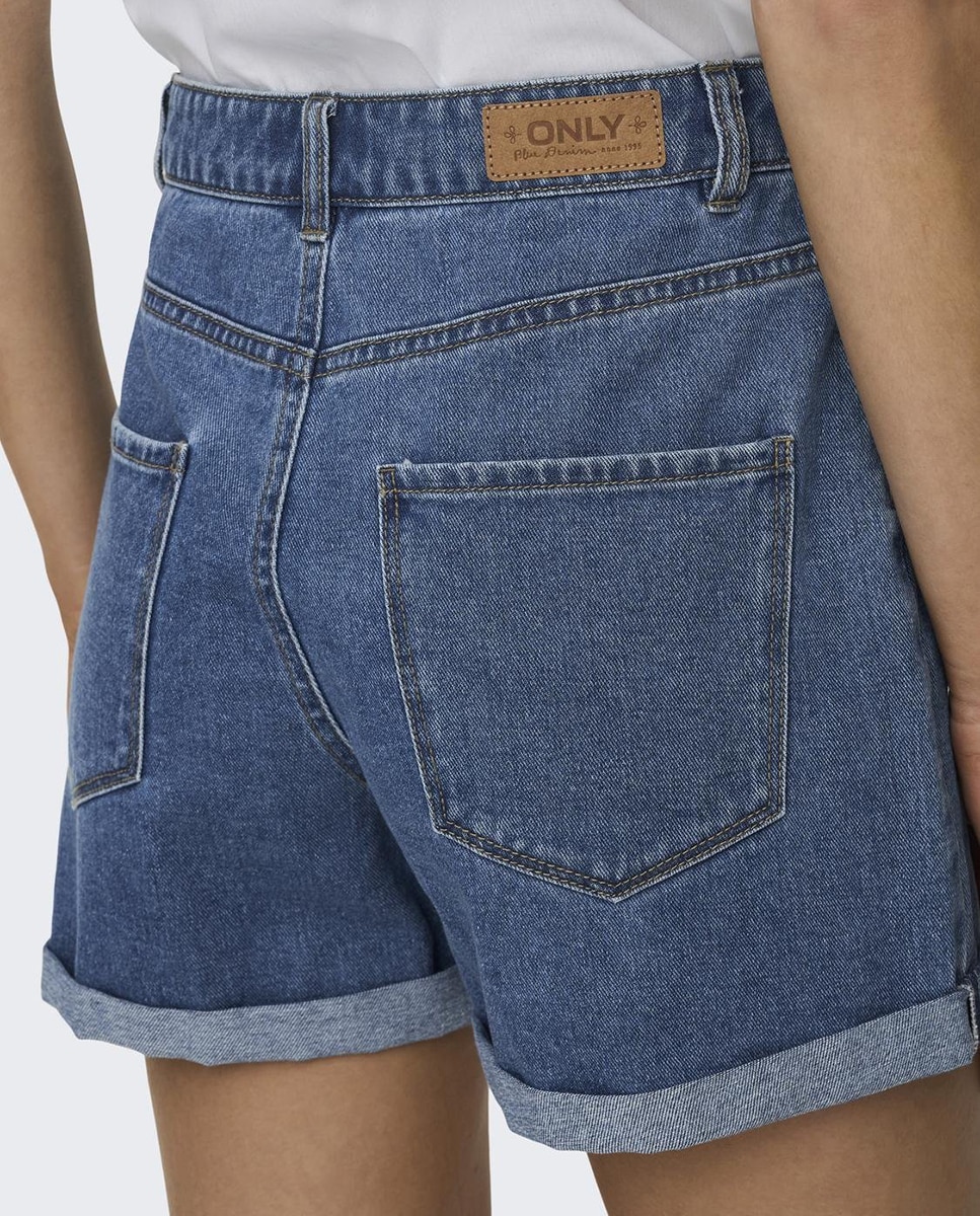 Calções de ganga MOM Azul-5