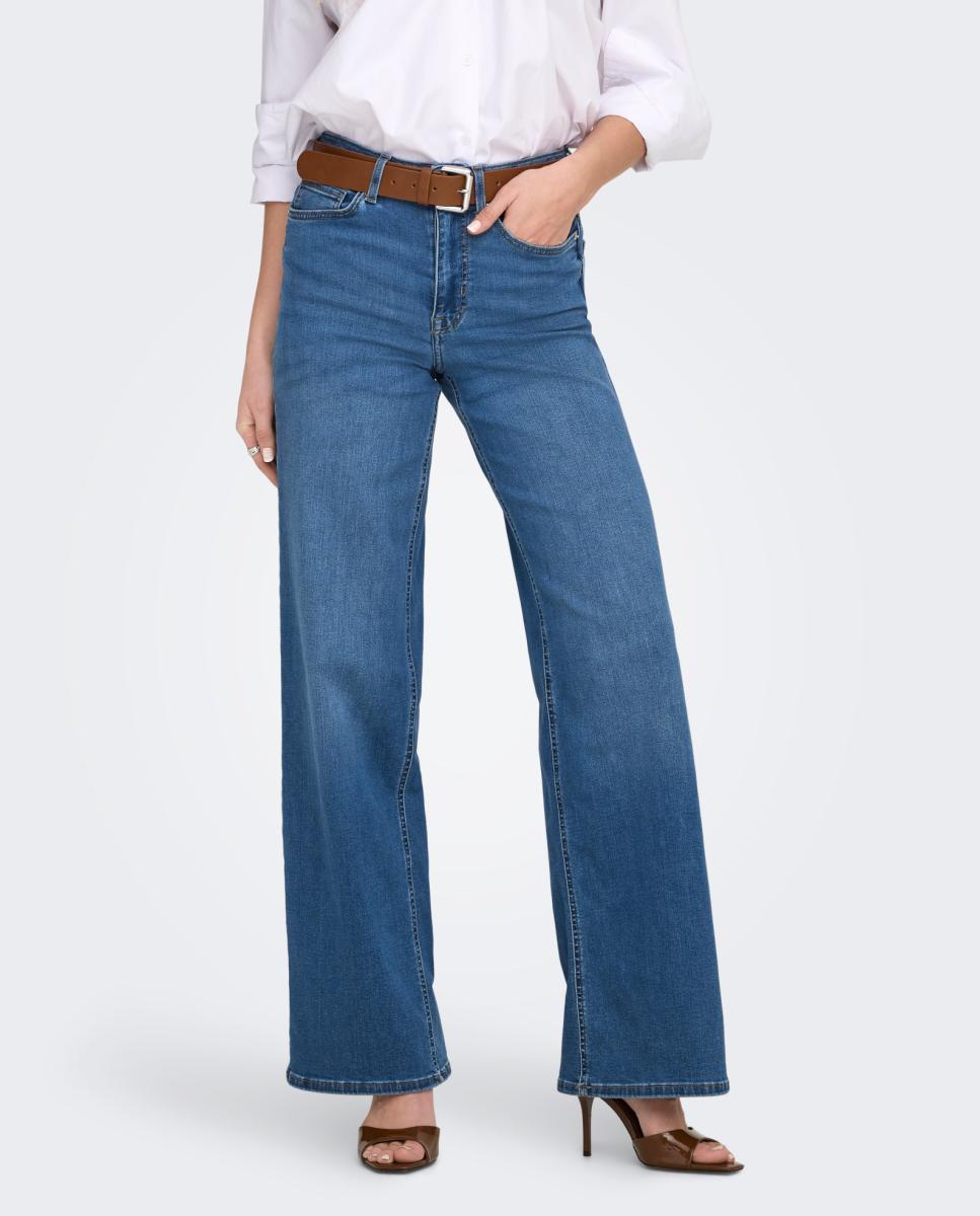 Jeans Largas Azul-3