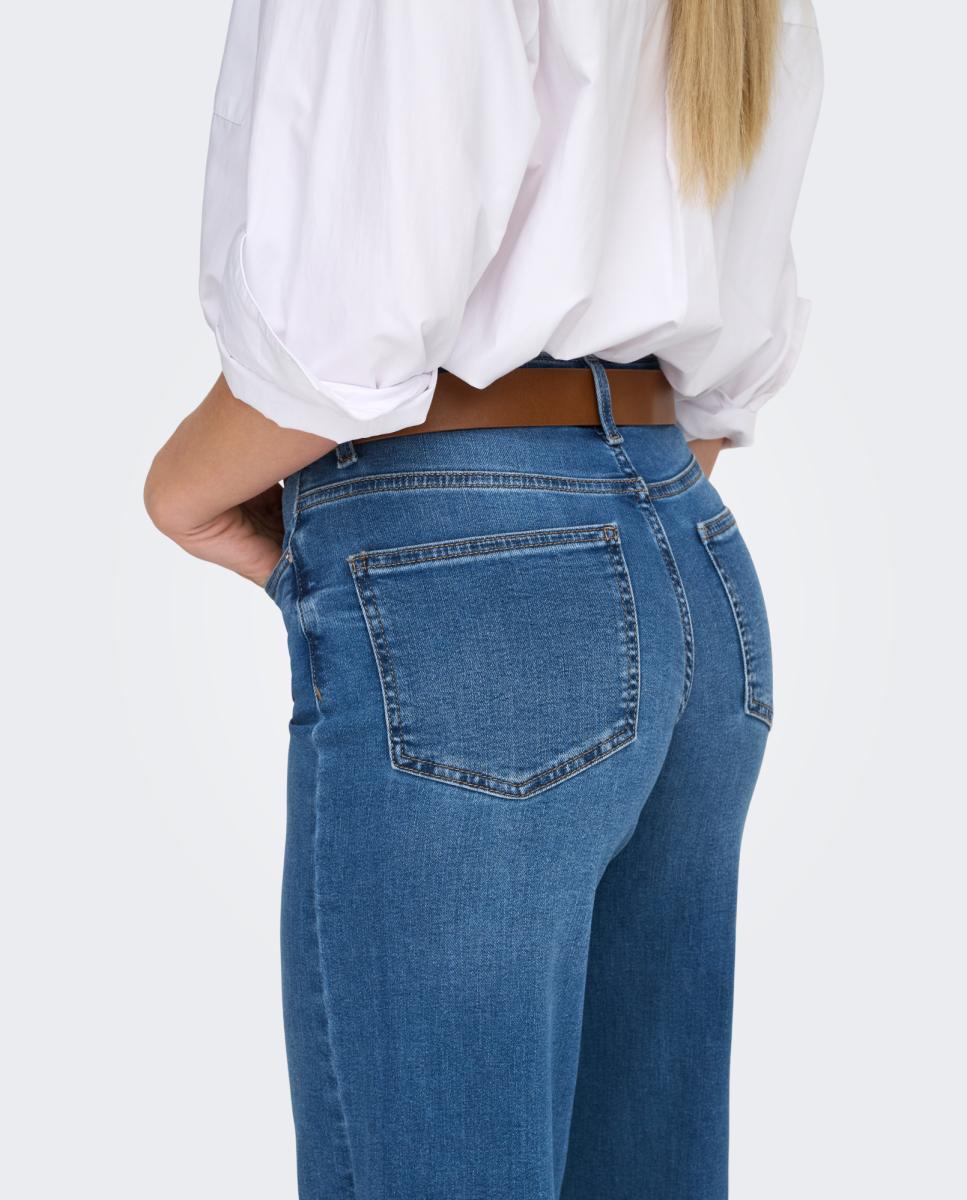 Jeans Largas Azul-5