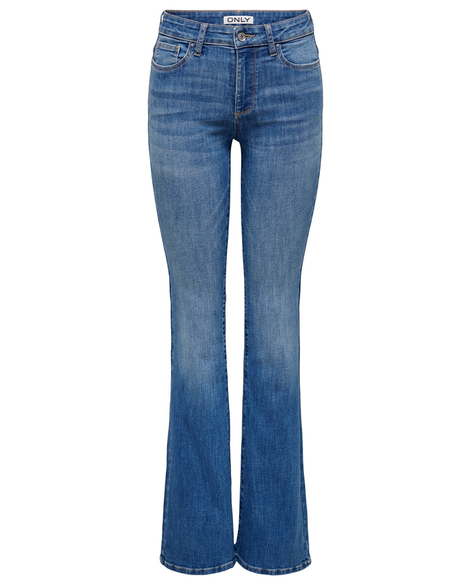 Imagem 0 de Jeans à boca de sino básicas