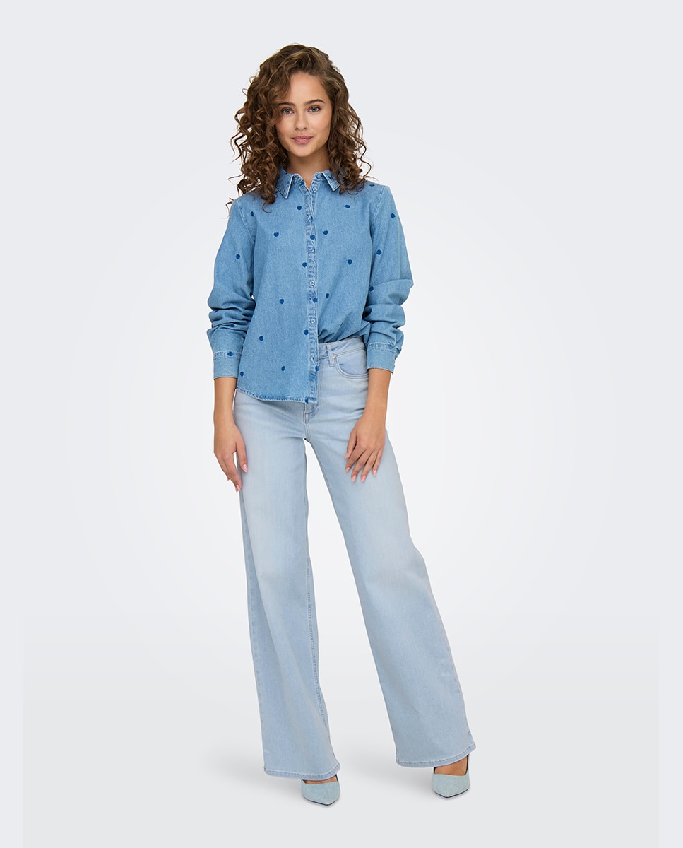 Jeans Largas Azul-claro-1