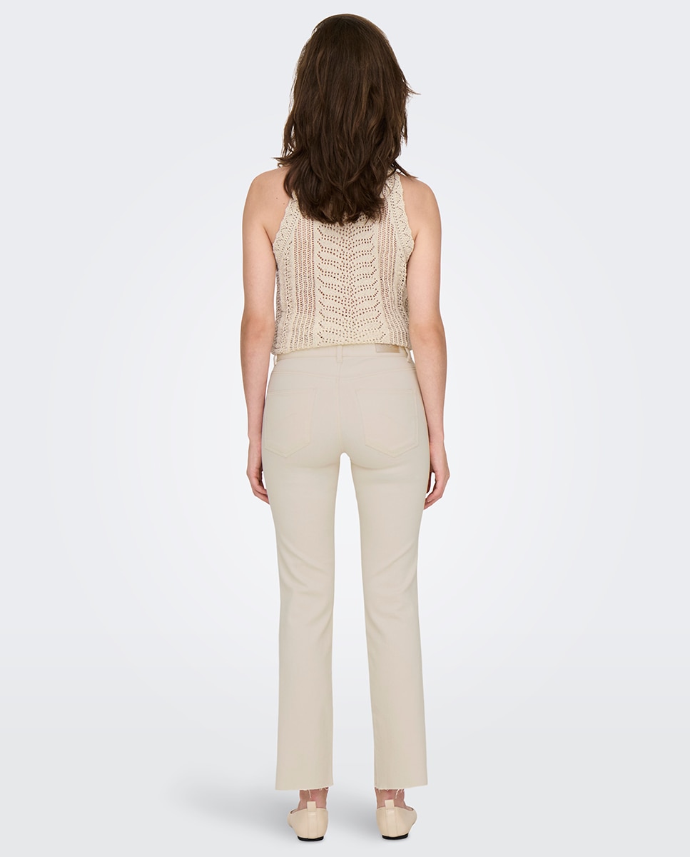 Jeans Cropped Flare Nude-3