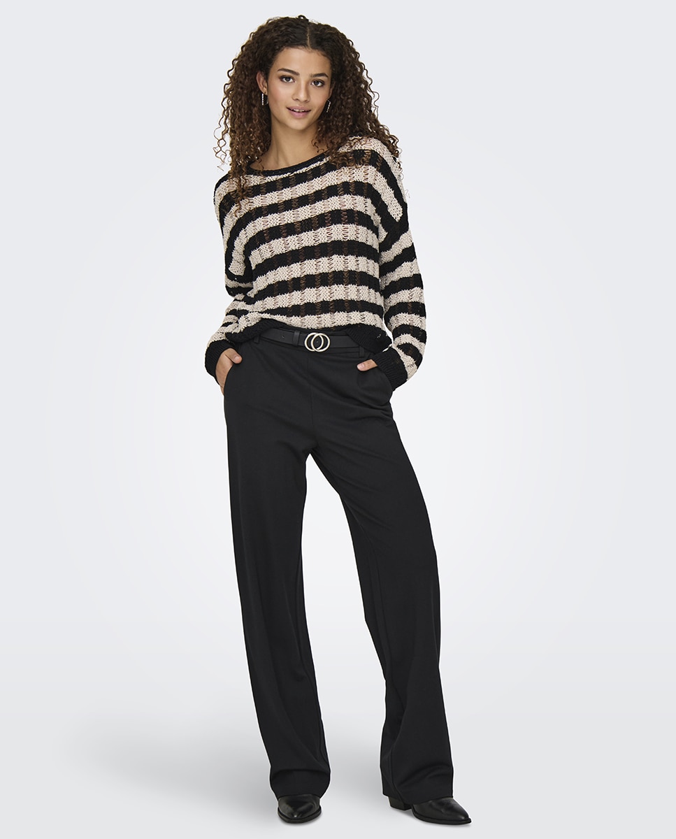 Only - Pantalón ancho de mujer de vestir.