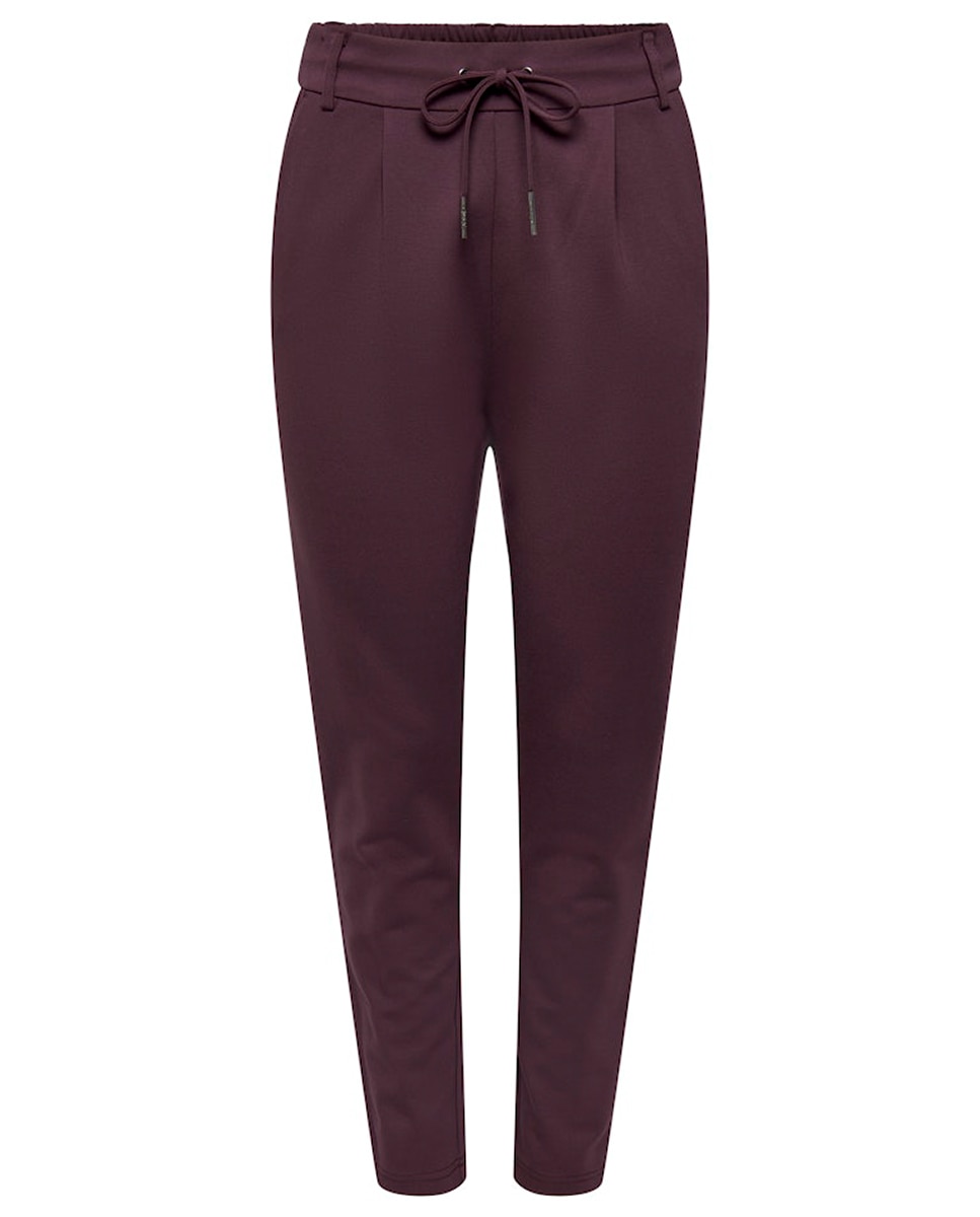 Pantalón de mujer con cordón - Only - Rojo Rojo-6