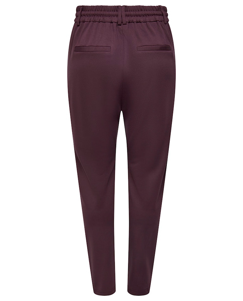 Pantalón de mujer con cordón - Only - Rojo Rojo-7