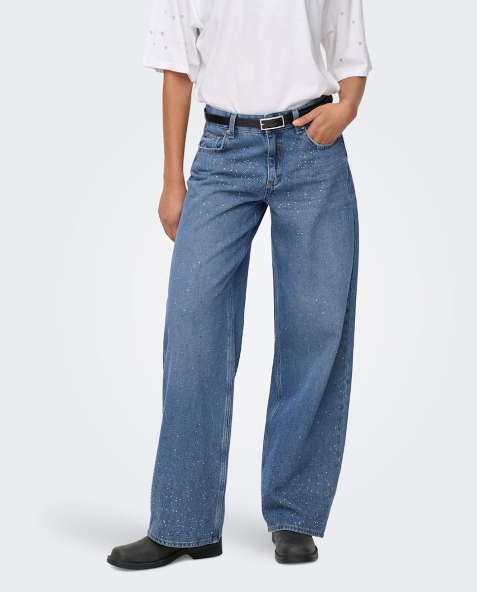 Jeans Largas Azul-5